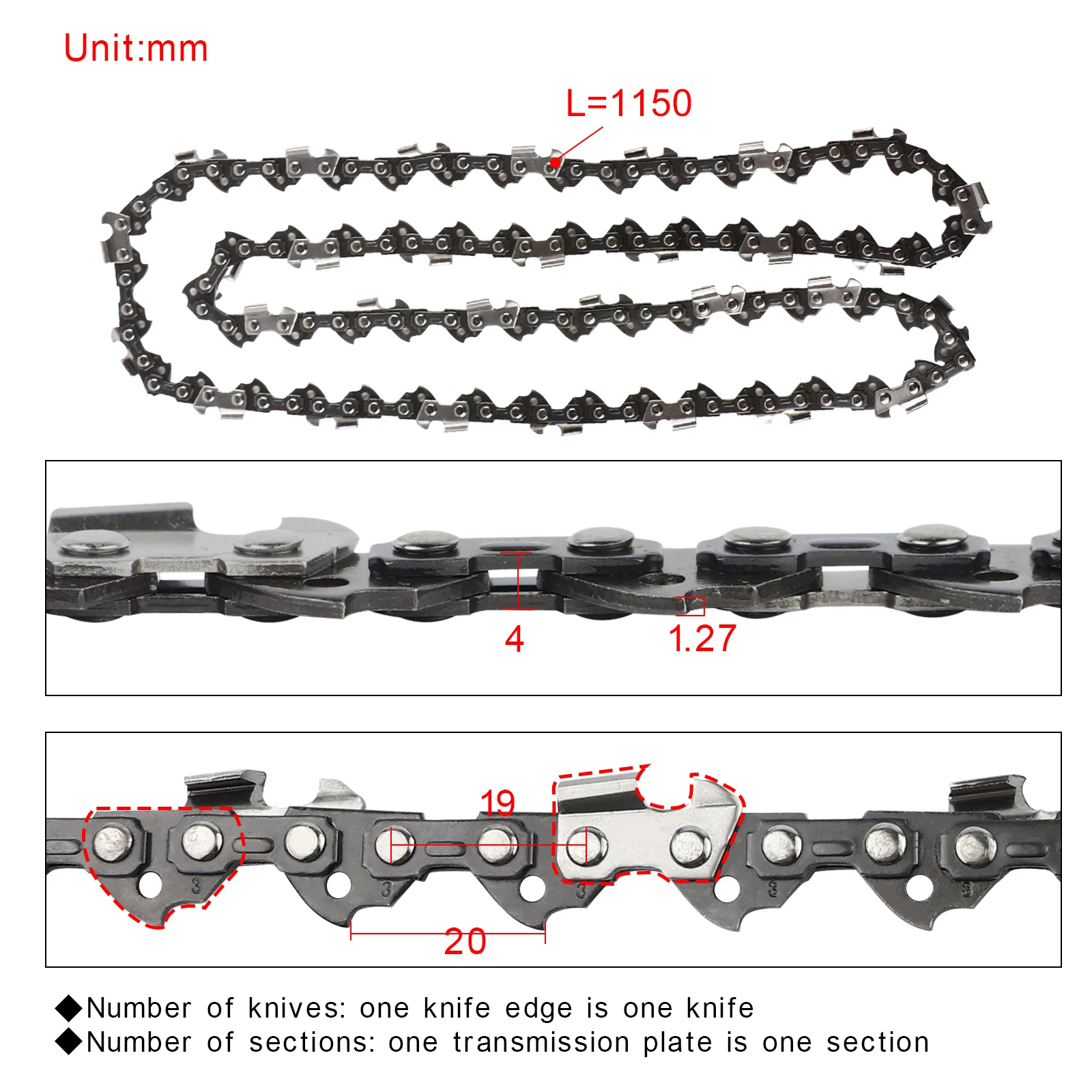 18 inch Chainsaw Chain 3/8\