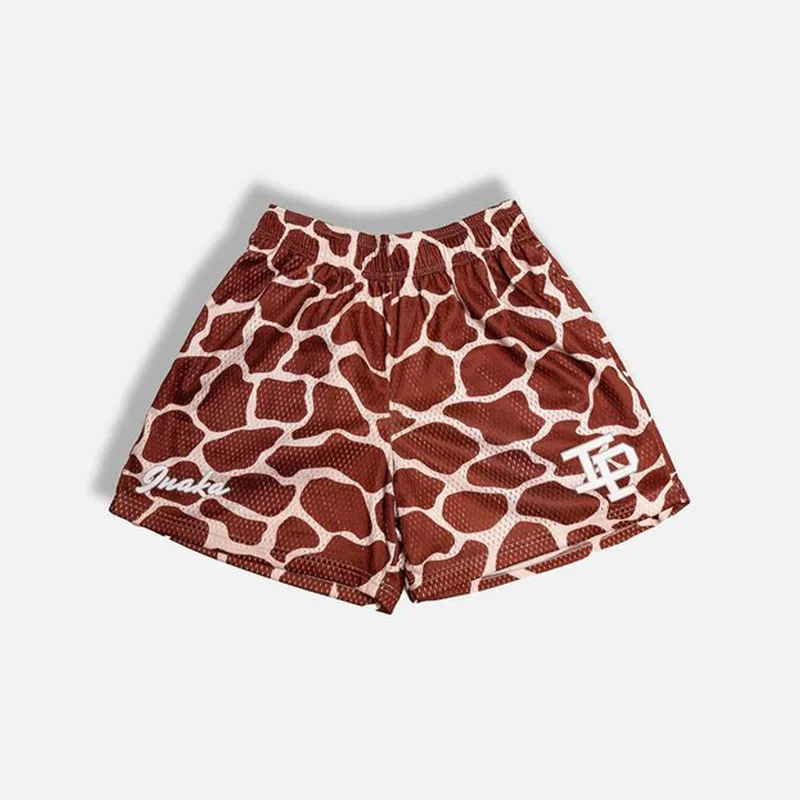 Trendy Brand IP Shorts For Men\'s Summer And Women Sports And Leisure Shorts Basketball Men Gym Fitness Training Mesh Four Short