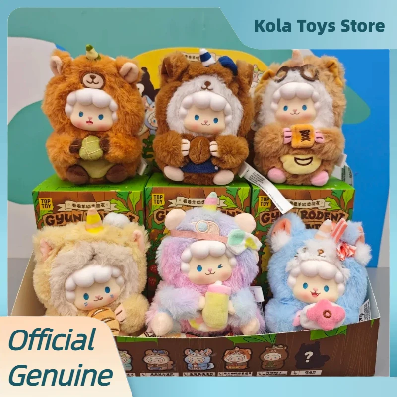 

TOPTOY Gyun Rodent Friends Series Vinyl Plush Blind Box Toys Cute Beaver Squirrel Stuffed Doll Desktop Ornament Birthday Gift