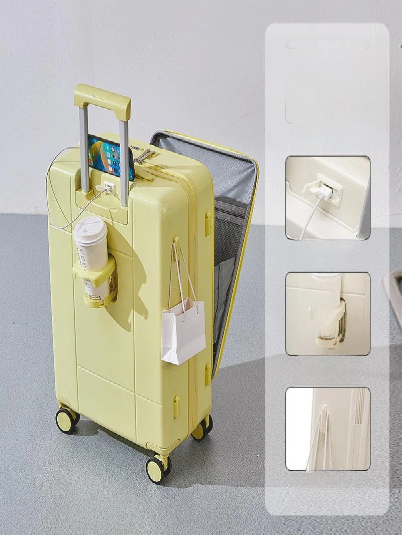 valise-de-voyage-legere-pour-femme-ouverture-frontale-connexion-usb-materiau-abs-durable-roulement-facile-sur-toutes-les-surfaces