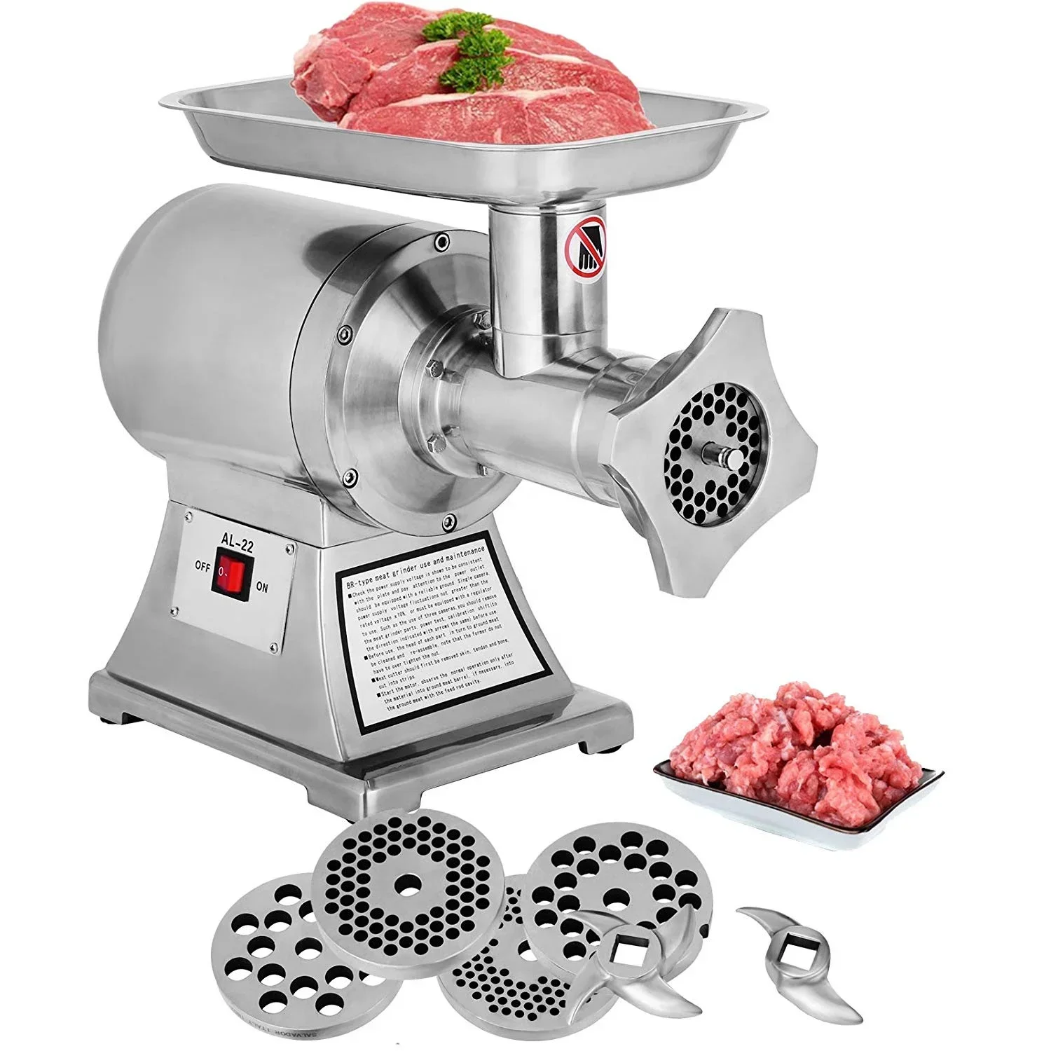 

AL-22 Home Commercial Electric Meat Grinder machine