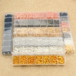 Jump Ring One Set Box 3 4 5 6 7 8 10mm 8 Colors Open Jump Rings Split Rings Link Loop For DIY Jewelry Making Findings Connector