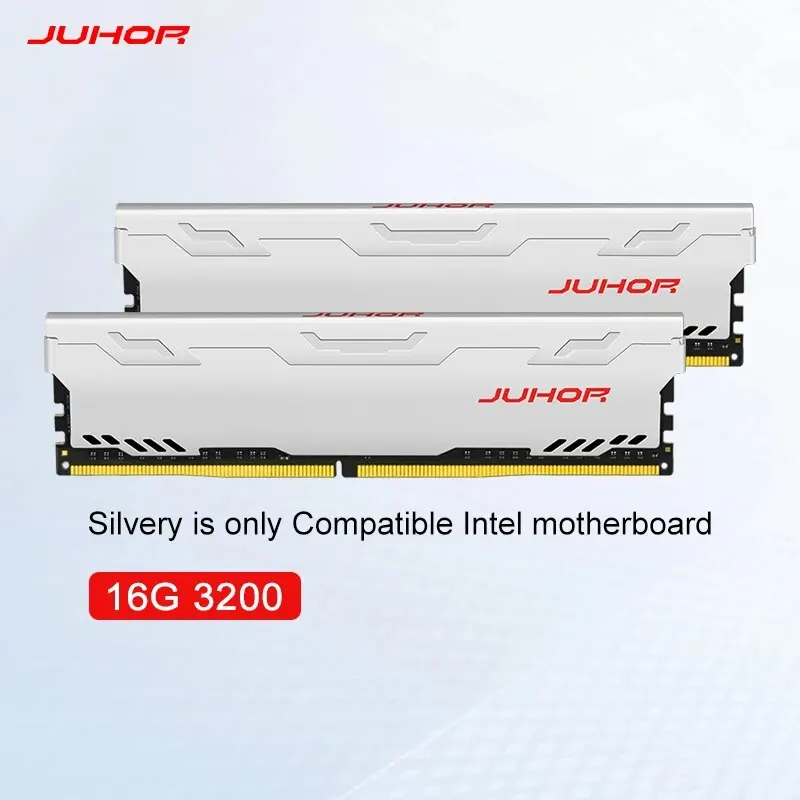 JUHOR DDR4 Ram 16GB 8GB 32GB 2666MHz 3200MHz DDR3 8GB 1600MHz DIMM Desktop Memory New Memoria Rams With HeatSink