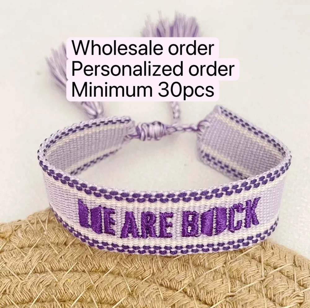 

Оптовые тканые браслеты для дней рождения, свадеб, мероприятий, туризма, концертов