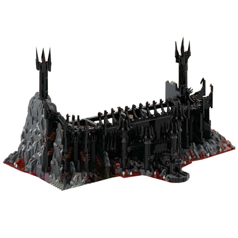 6772PCS Moc Famous the rings Movie Architecture UCS Barad-Dur part DIY creative ideas children Toy birthday Gift building Blocks