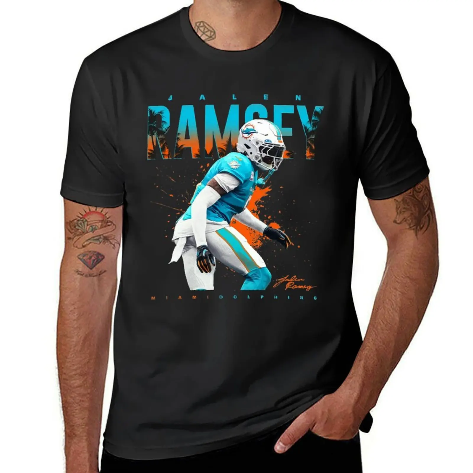 Jalen Ramsey T-Shirt Short sleeve tee anime clothes mens t shirt