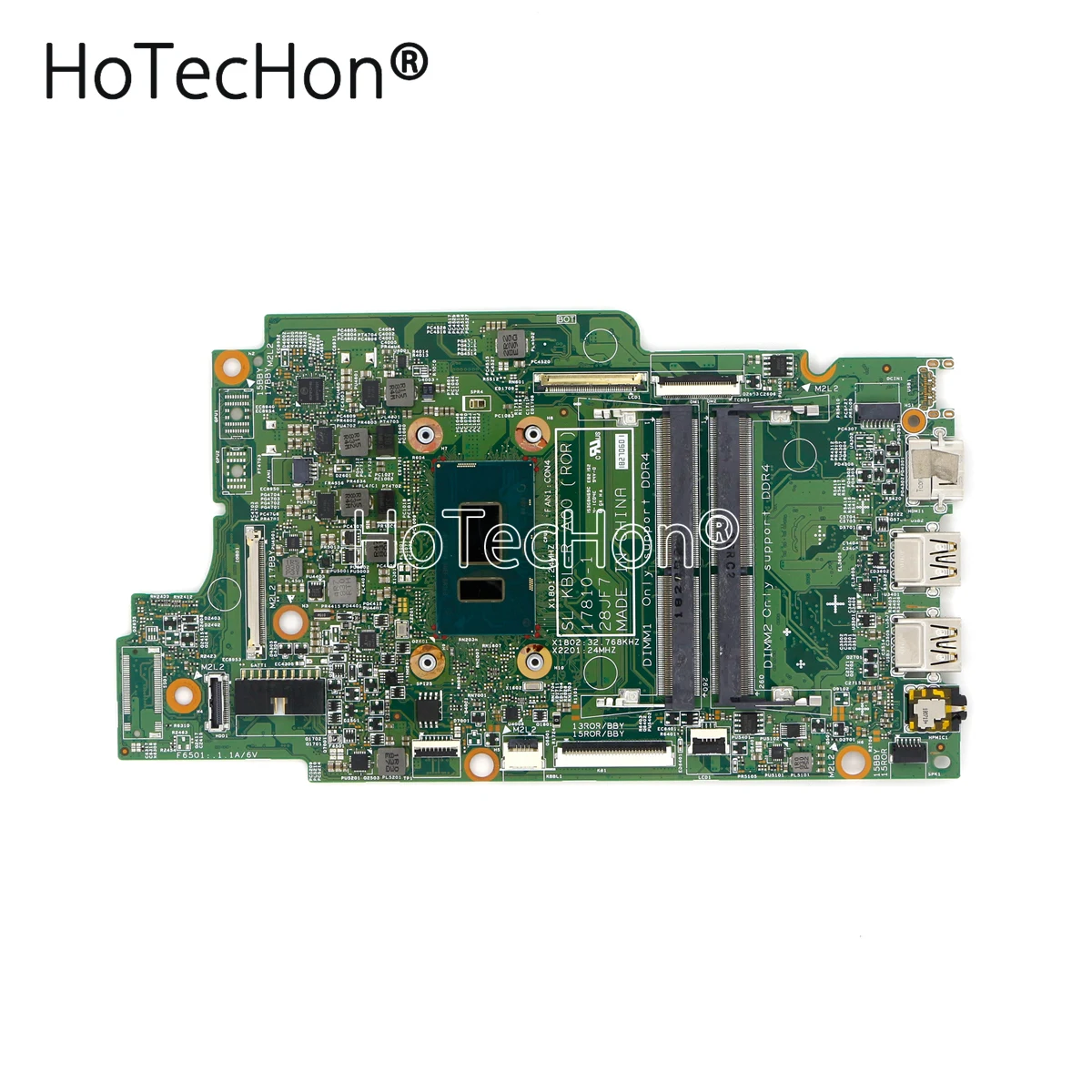 

0KJ0J - UMA DDR4 Motherboard 28JF7 17810-1 w/ i5-8250U for Dell Inspiron 13 (5379) / 15 (5579)