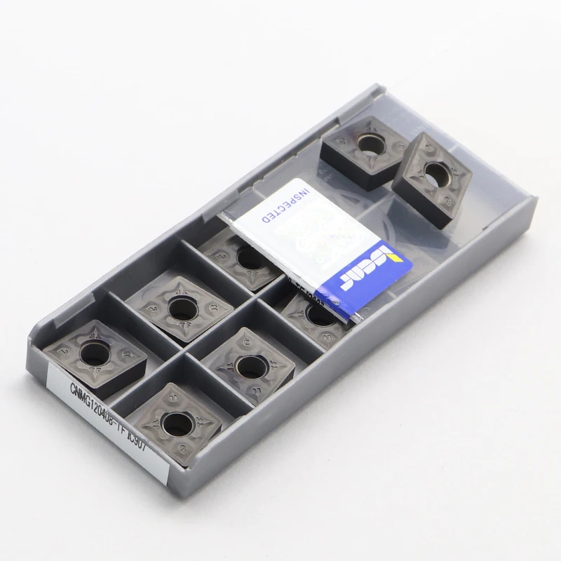 CNC旋盤用合金工具,10個入りパック,CNMG120408-TF ic907 ic908,cnmg120408ブレード用