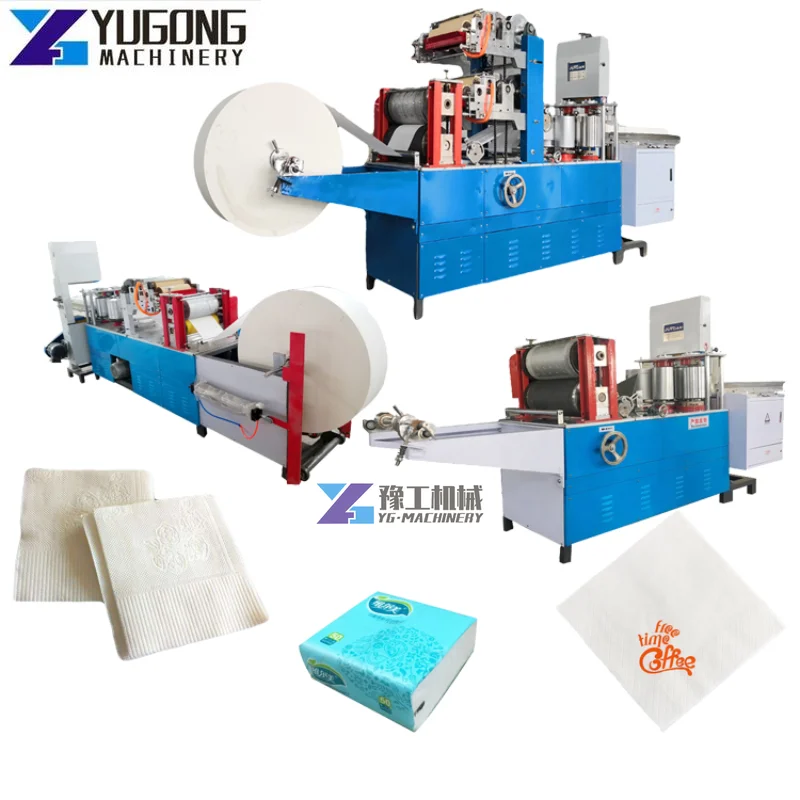 

High Speed Tissue Paper Napkin Making Machine Manufacturing Equipment Made In China Tissue Production Line