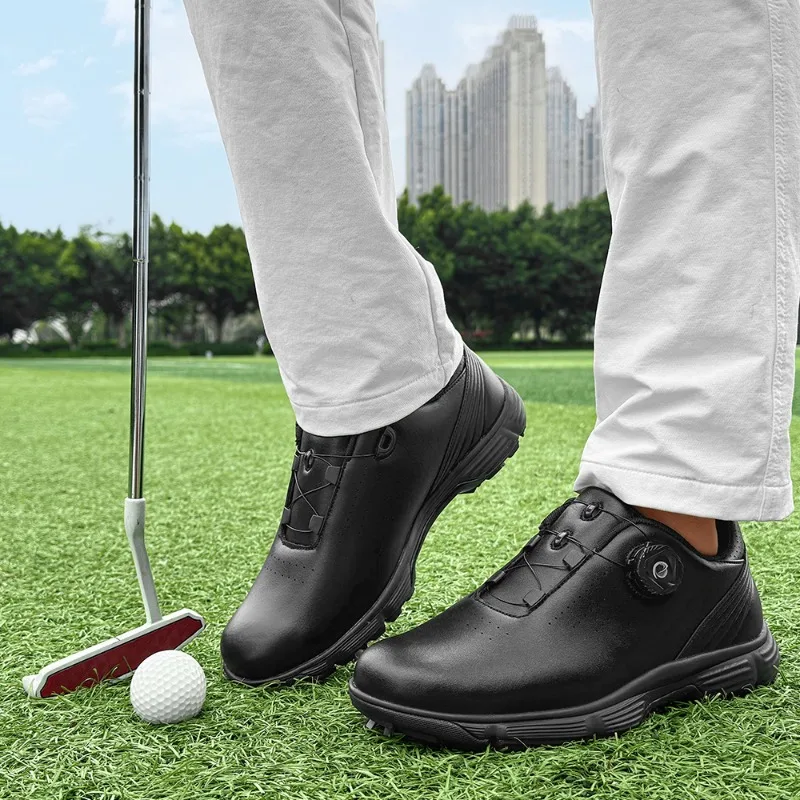 

Men Golf Shoes Golfers Sneaker Non Slip Female Lightweight