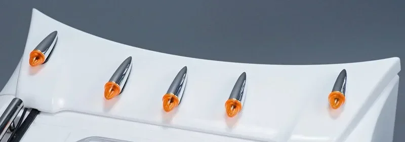 LED Width Light Roof Lamp 3V for 1/14 Tamiya RC Truck Car For 770S For volvo FH16 For man 4