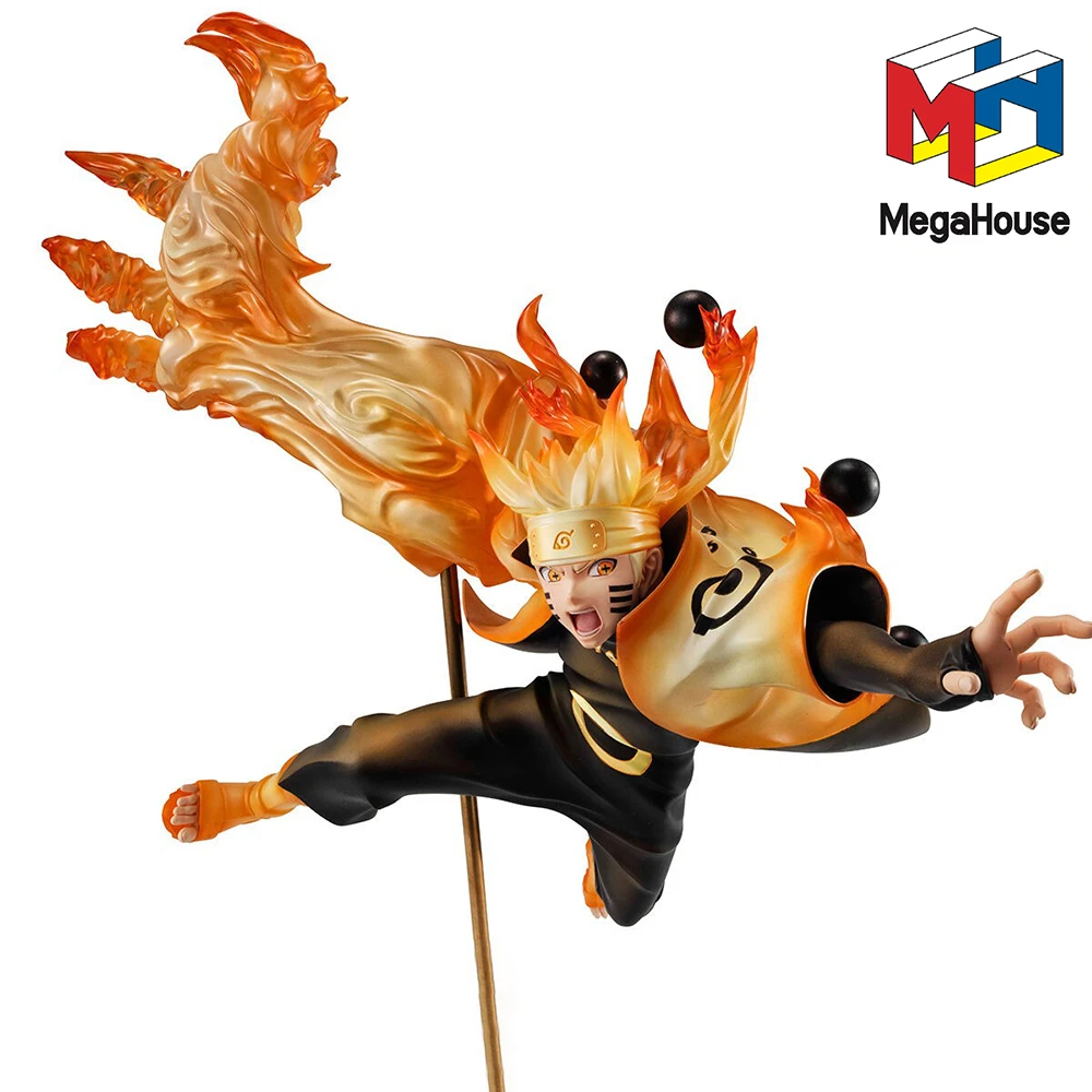 [In Stock] Original Megahouse Precious G.E.M. Naruto Uzumaki Naruto G.E.M.15Th Anniversary Ver. 29cm Action Figure Model Toys