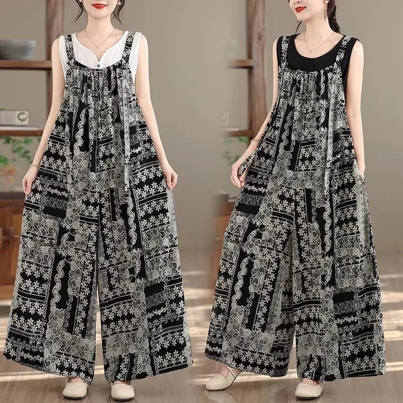 

Тонкие шифоновые брюки-палаццо с широкими штанинами для женщин, летние пляжные свободные повседневные брюки, однотонные, с высокой талией, комбинезон j163