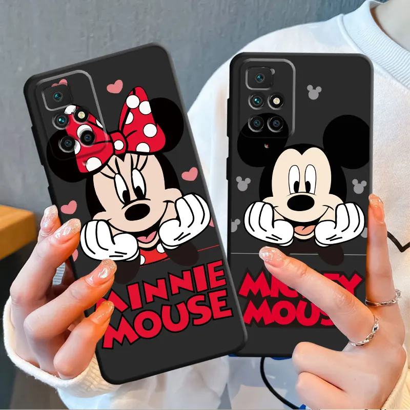 Custodia per telefono Mickey Minnie Mouse per Xiaomi Redmi Note 9S 8T 11 S 9 8 7 10 Lite 10S 11 Pro 11T 5G 4G Note11 Silicone Coque Soft