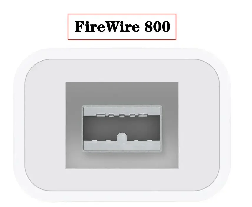 Adaptateur Thunderbolt 2 vers FireWire 800 Thunderbolt vers Fire 1394B adapté aux ordinateurs Mac équipés de Ports Thunderbolt pour ordinateurs portables