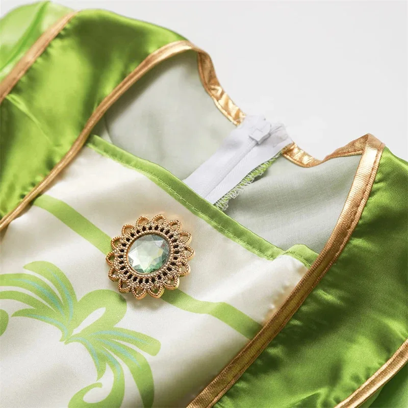 فستان مولان الصيفي للفتيات الرضع فستان الهالوين كرنفال مولان التأثيري شعر مستعار مولان للأطفال حفلة عيد ميلاد فستان طفل صغير