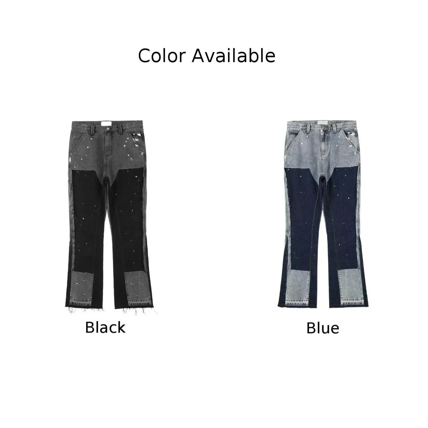 Spring Pants Pants Streetwear Summer Autumn Brand New Slight Stretch Speckled Ink Color Speckled Ink Color Match