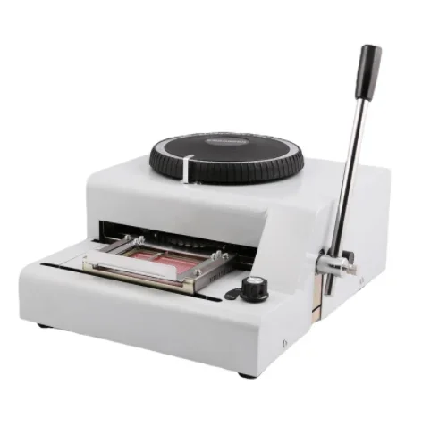 High Quality 72 Character PVC Card Embosser Embossing Code Making Machine