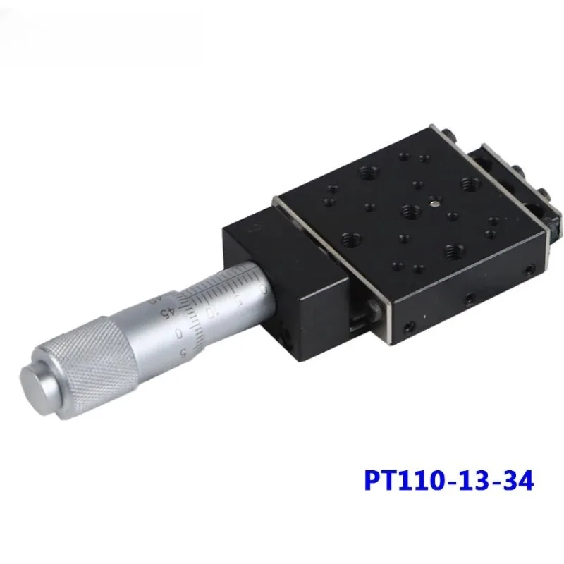 PP110-13-34 Manual Translation Stage Displacement Slide Linear Platform Precision Adjustment Optical Mount Lab Positioning