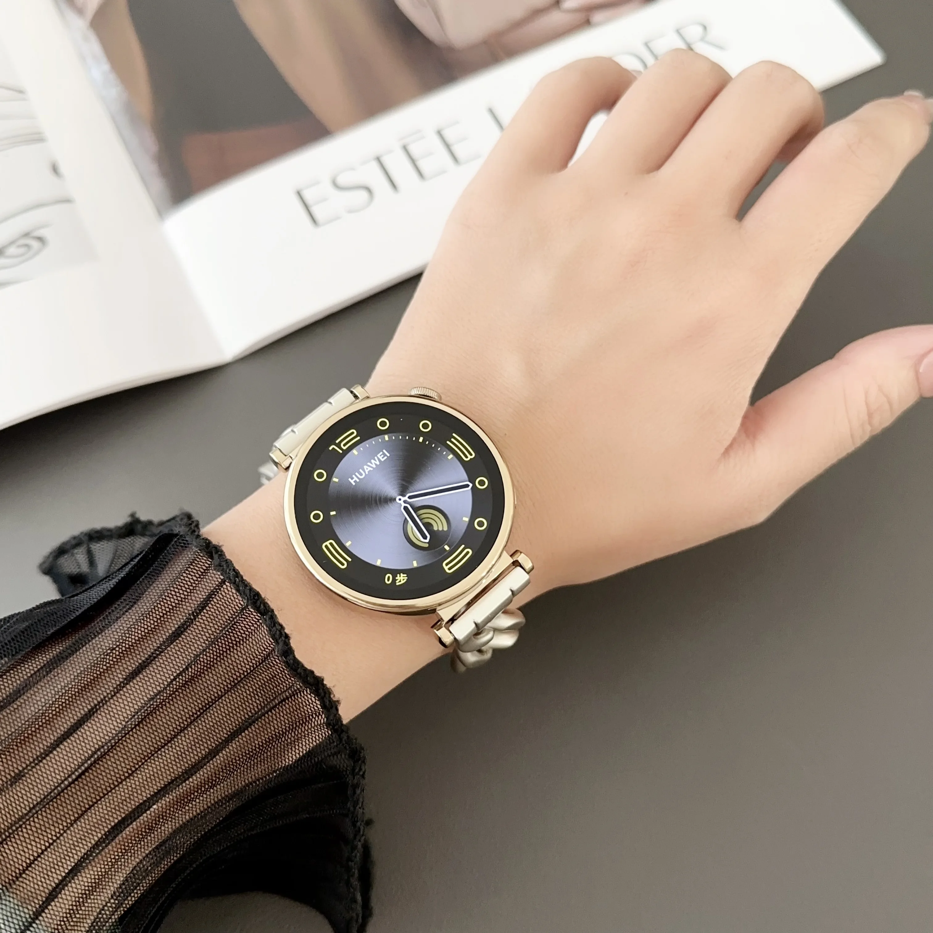 18mm 22mm 20mm Uhrenarmband für Samsung Galaxy Watch 7/6/5/4/3 S3 Active2 Huawei Watch GT 6 Pro GT5 GT4 GT3 2 Edelstahlarmband – Detail 4