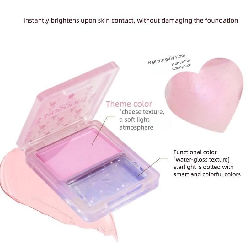Haggard Hydrating Blush Naturally Brightens The Glow, Is Clear And Hydrating, And Can Be Used To Enhance The Complexion