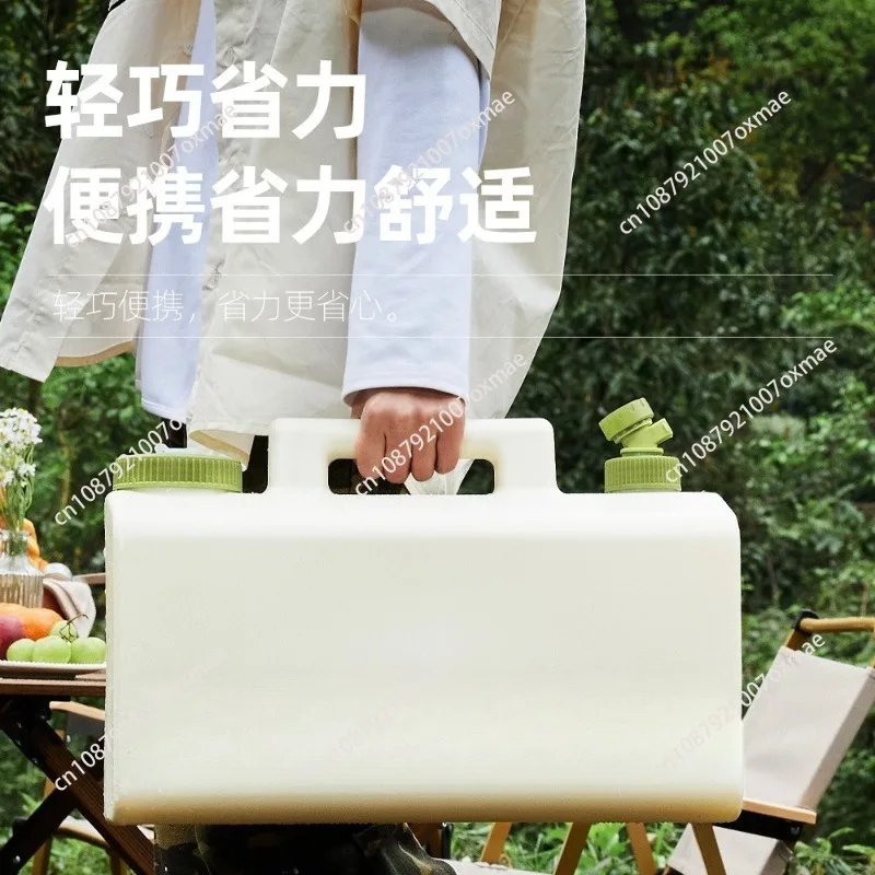Manufacturer outdoor camping portable portable car water storage tank with faucet food grade rectangular large capacity bucket