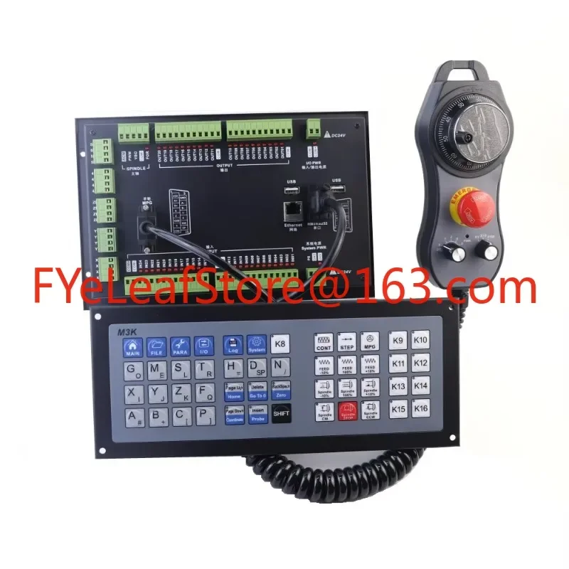 PLC Controller DDCS Expert 3/4/5 Axis CNC Controller Kit With MPG & Keyboard For Cnc Milling Machine For Metal