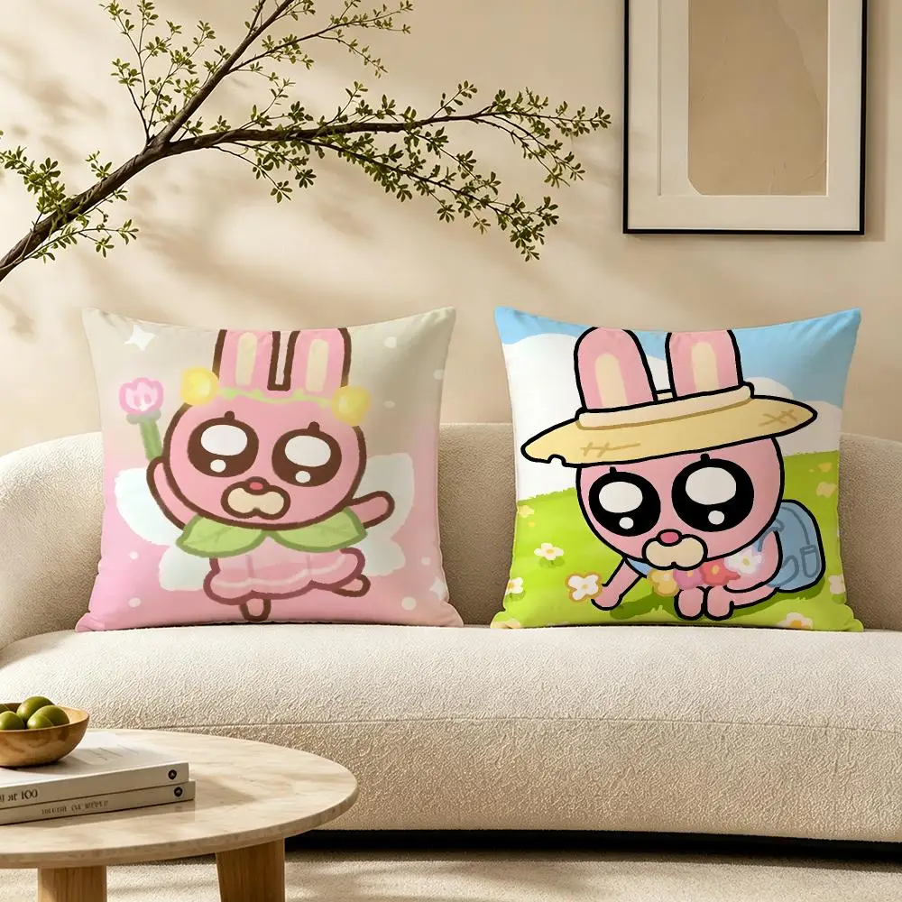 character Xiuzhen Cushion Cover Pillow Short Plush Warm CreamStylel Cushion for Living Room Bedroom Sofa Ideal for Gifting