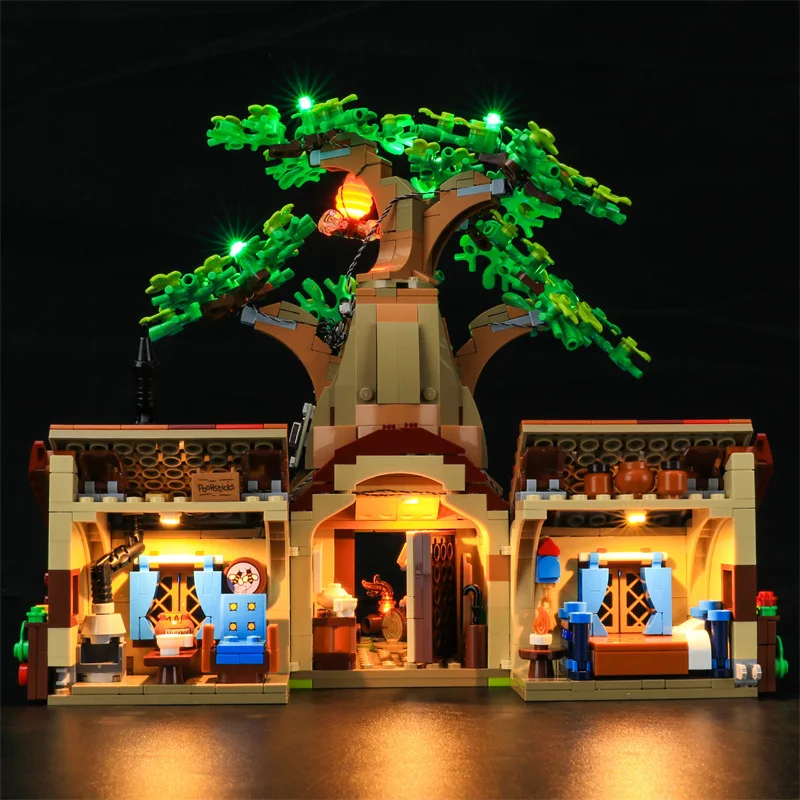 Conjunto De Iluminação Winnie the Pooh, Idéias De Arquitetura, Não Incluir Bloco De Construção, Apenas Kit De Luz Led, 21326