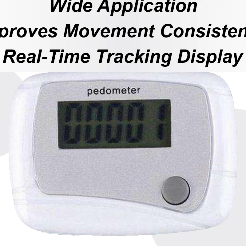 

Pocket Pedometer Ankle Step Counter Daily Target Monitor Digital LCD Pedometer For Outdoor Hiking Running Workouts Adventures