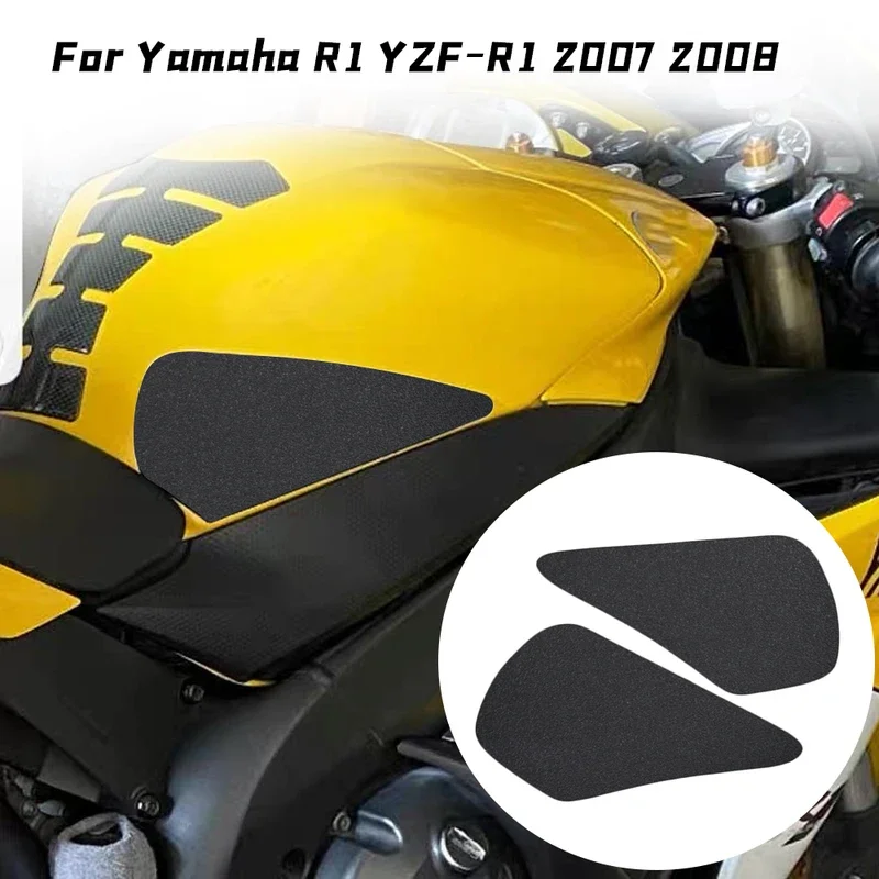 Для Yamaha R1 YZF-R1 2007 2008 мотоцикл противоскользящая накладка на топливный бак боковая коленная ручка наклейка протектор наклейка