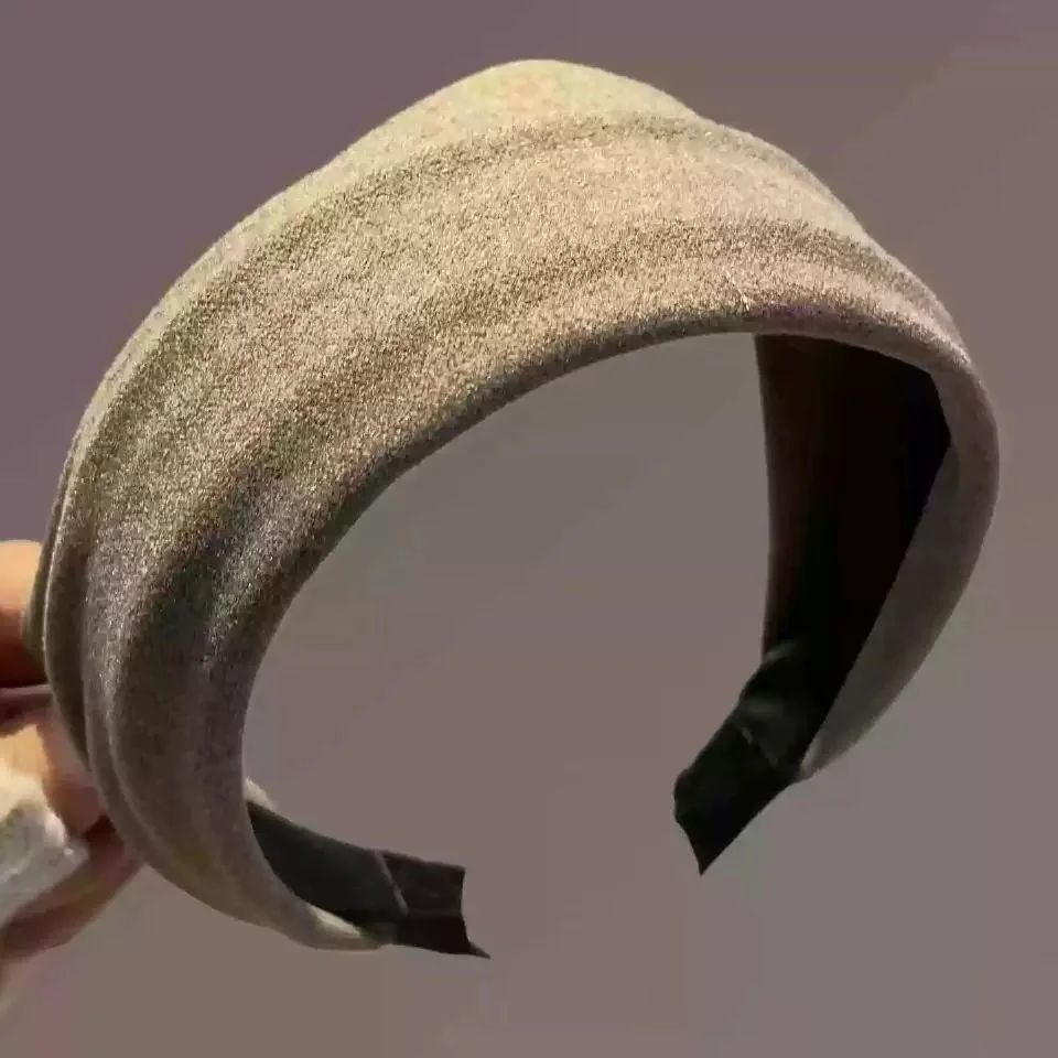 Frauen Vintage Solide Weiche Baumwolle Haarband Für Mädchen Süße Haar Ornament Stirnband Haar Hoop Haarband Mode Haar Zubehör – Detail 9