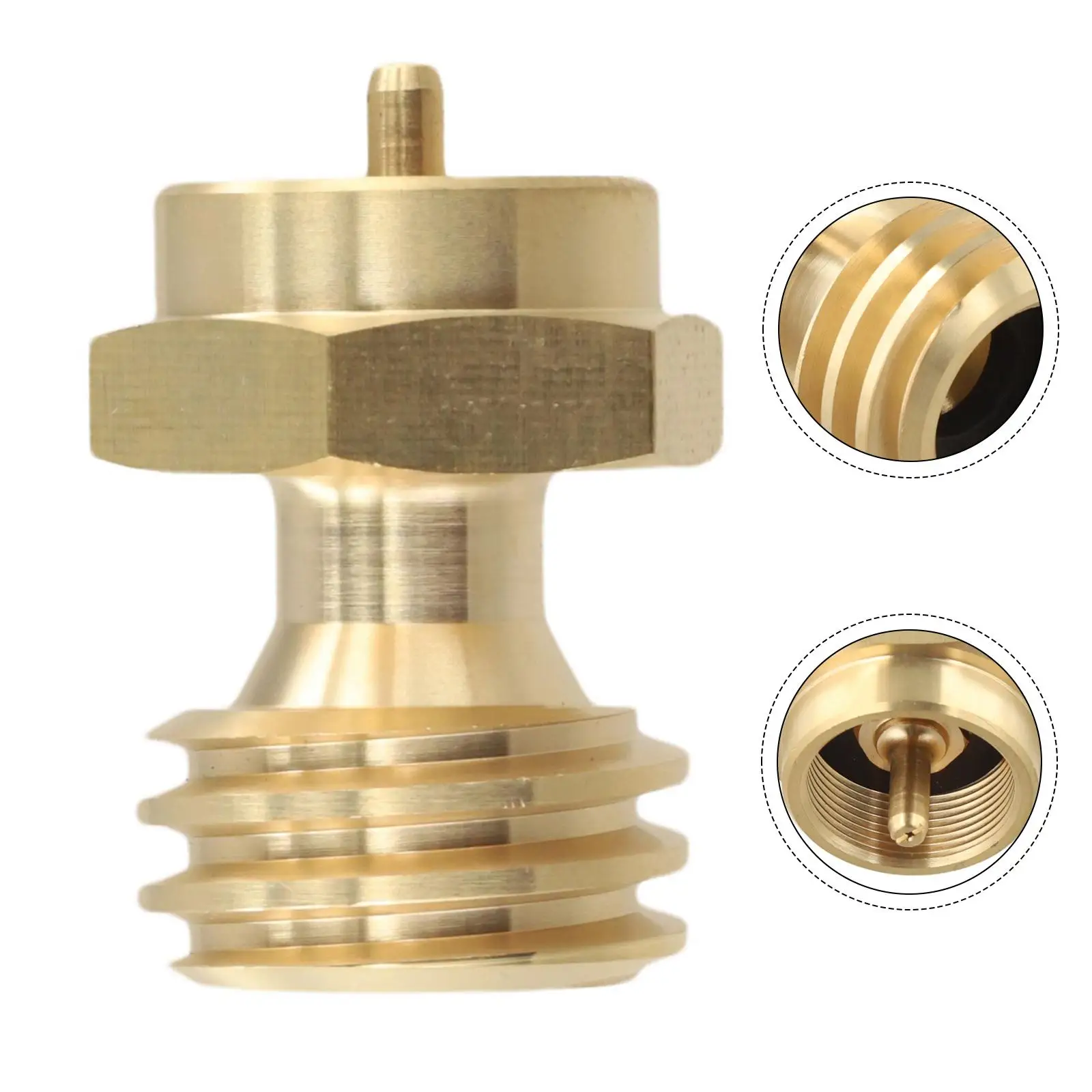 

Camping Trips 1lb Propane Converter 1lb Propane Tank Connection Gas Grill Adapter Camping Equipment Long-lasting Use