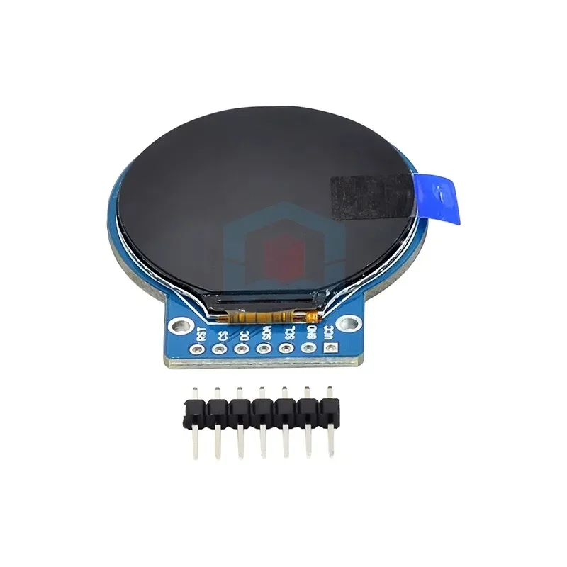 1.28 inch round screen TFT module 240x240 high definition IPS full view LCD full color RGB