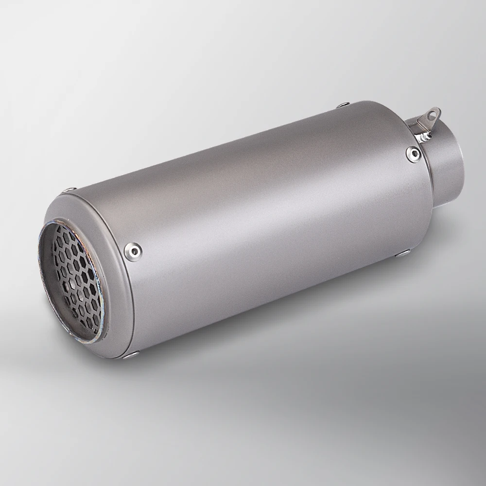 

Titanium Alloy Racing Motorcycle Exhaust Muffler GP-project Universal Bike Muffler For project 51mm