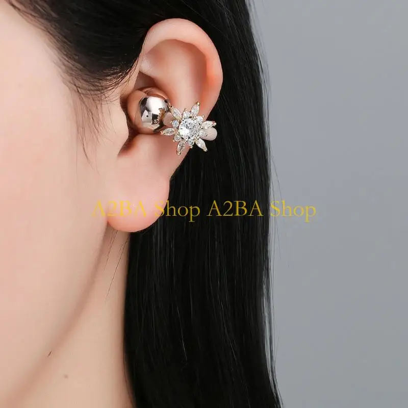 

A2BA 2 шт., нежные ледяные цветы, клипсы из сплава, украшения для наушников FreeClip 1 2, прочная фиксация и модный вид