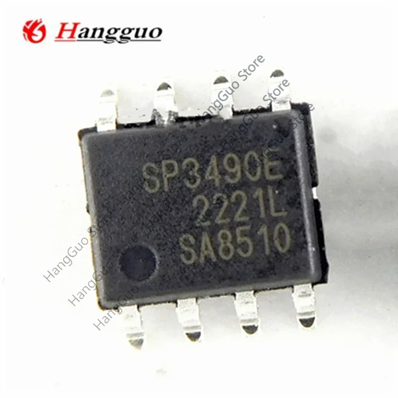 

10PCS/Lot Brand new original SP3490EN SP3490E 3490EN SOP-8 CIP IC Transceiver RS-485