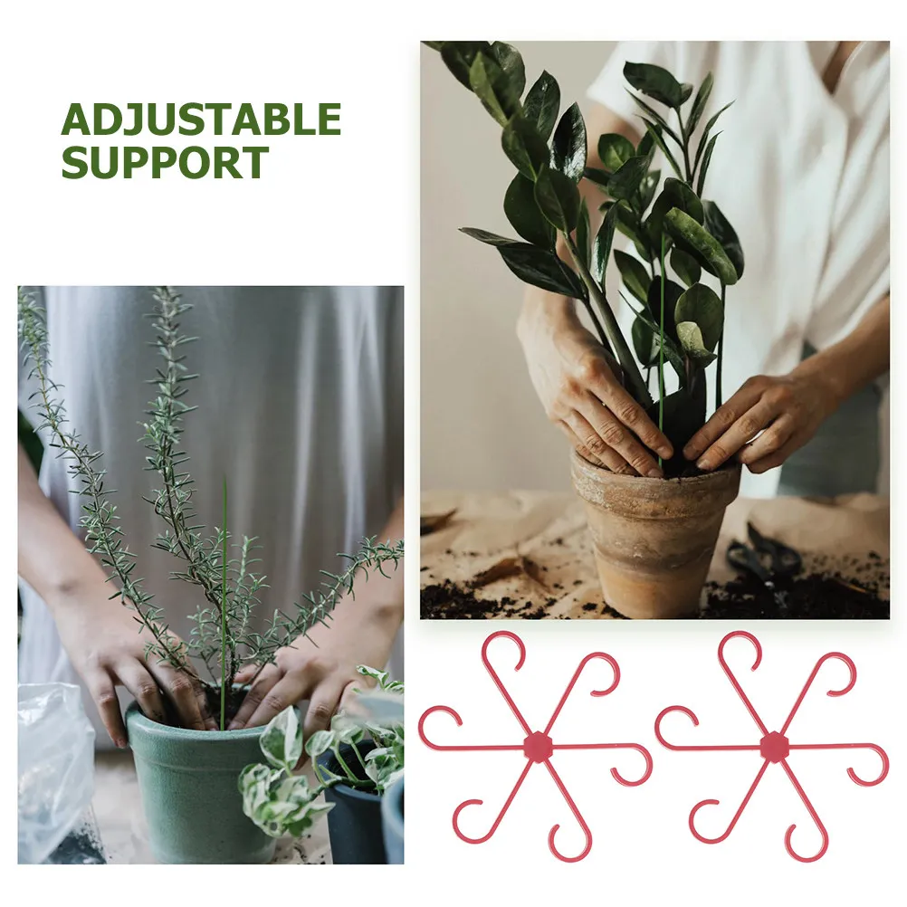 12Pcs Plant Support Clips for Climbing Houseplants Orchids Indoor Outdoor Adjustable Stem Holders ABS Reusable Plant Growth view 3