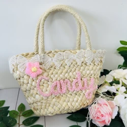 Customized straw bags Personalized WEDDING GUEST GIFT monogrammed bag bridal shower bags,custom beach bag,straw tote,embroidered