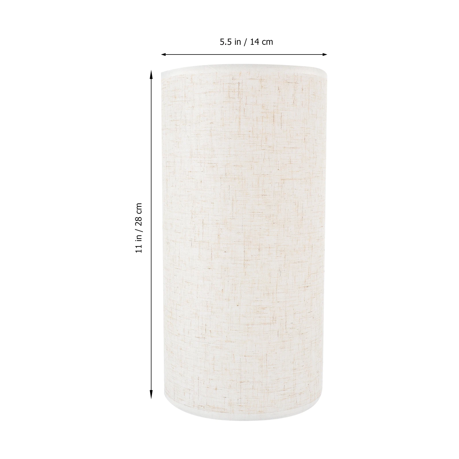Floor Lamp Shade Replacement Drum Style Linen Cloth Wall Light Cover E27 Socket Vintage Lampshade For Home Decor