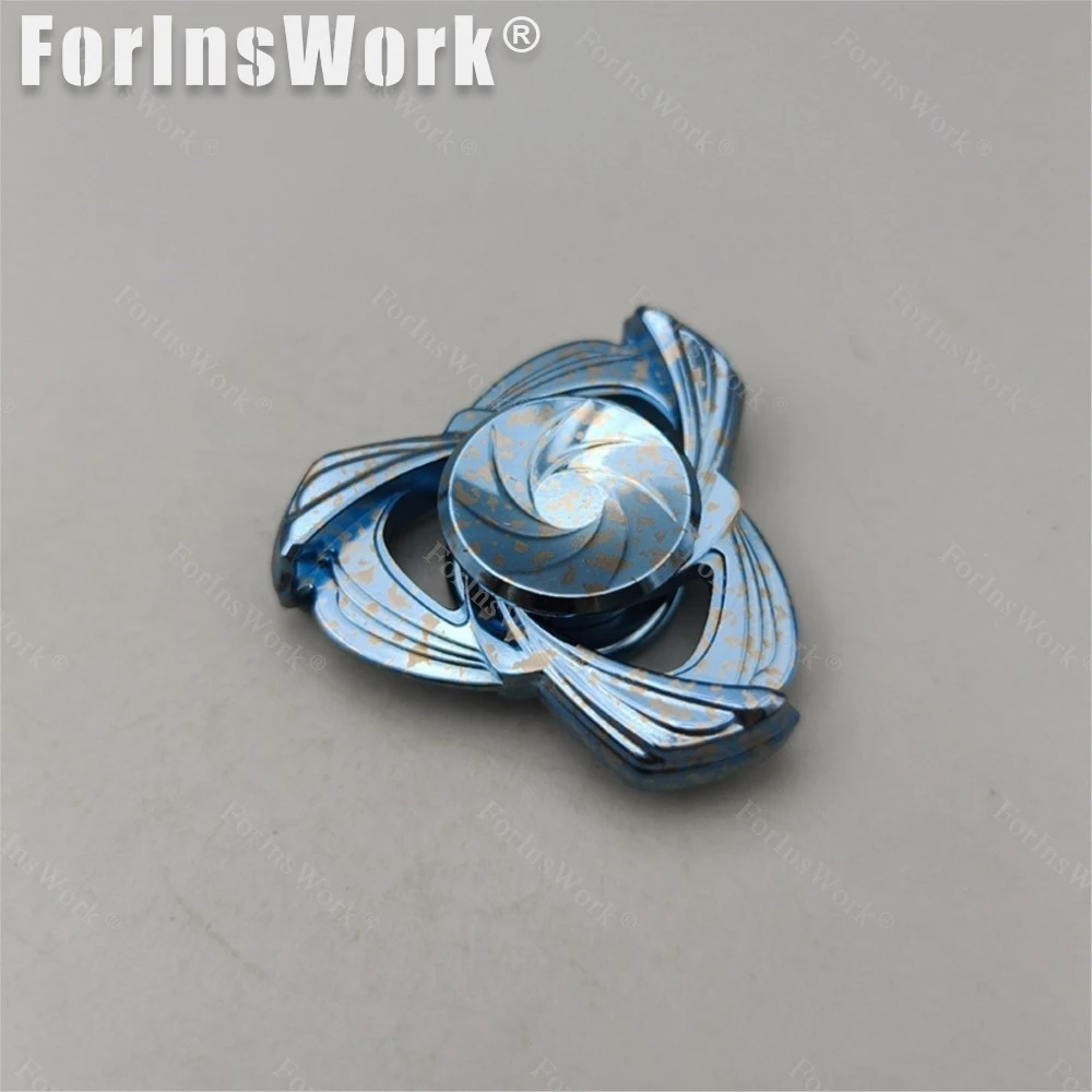 ELE Fidget Spinner Meranti Metal Slider Fidget Finger Toy Gear Fidget Angst Binnen Uit Fidget Spinner Metaal