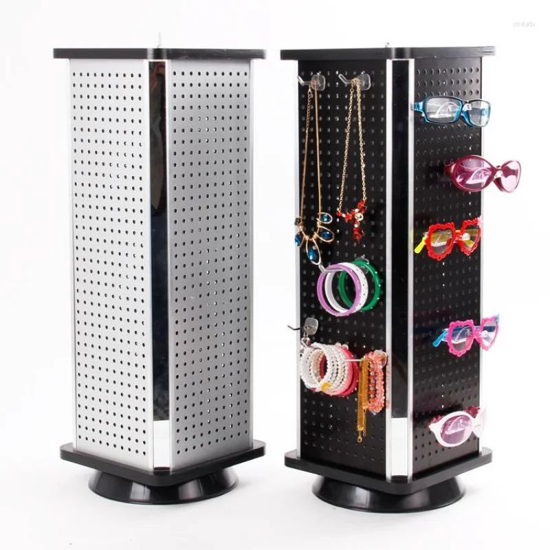 custom.Retail Store Earrings Ring Product Display Accessories Jewelry Rotating Display Stand Turntable 360 Degree Display Stand