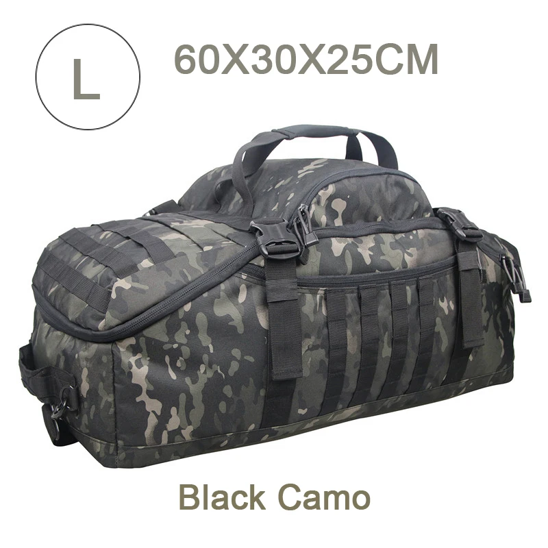LQARMY 45L 80L Camping-Rucksäcke Herren Taktischer Rucksack Molle Wandern Reisen Klettern Rucksack Sport Gym Reisetasche