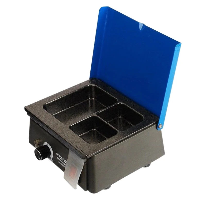 Portable Digitals Waxes Heatings Pot 3 Tri-Slot Paraffins Analogs Melter Wax Heater Labs Equipment