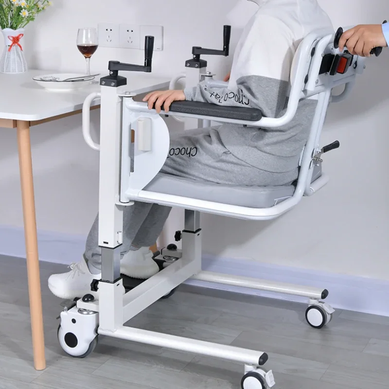 Multifunctional lift machine bedridden elderly hand lift transfer car paralyzed disabled care toilet chair shifter