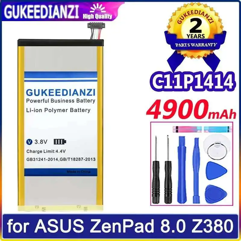 

Tablet Battery Reliable Power Supply 4900Mah C11P1414 For Asus Zenpad 8.0 CB81 Z380 Series