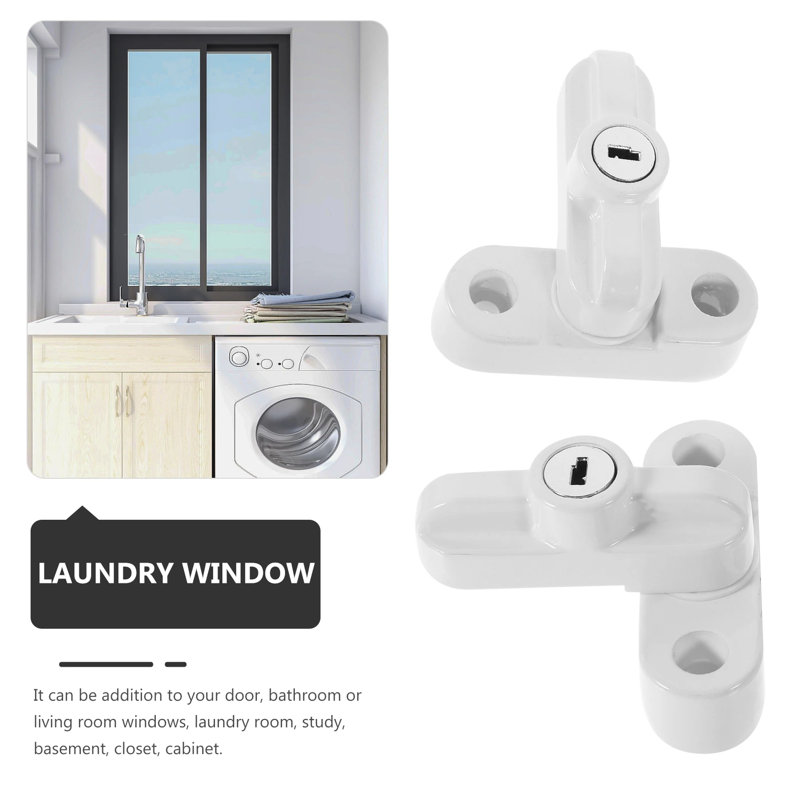 

2 Sets T Shape Sash Blockers Durable Security For Windows Heavy Duty Home Safety Sash Locks Window Locks Glass Clamp