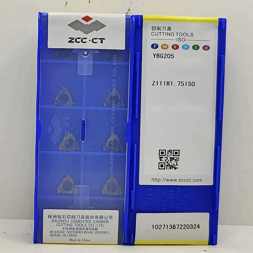 Z11IR1.75ISO YBG205/Z11IR2.0ISO YBG205/Z11IR1.75ISO YBG203/Z11IR2.0ISO YBG203/Z11IR1.5ISOPP YBG205H ZCC.CT Inserti in metallo duro CNC