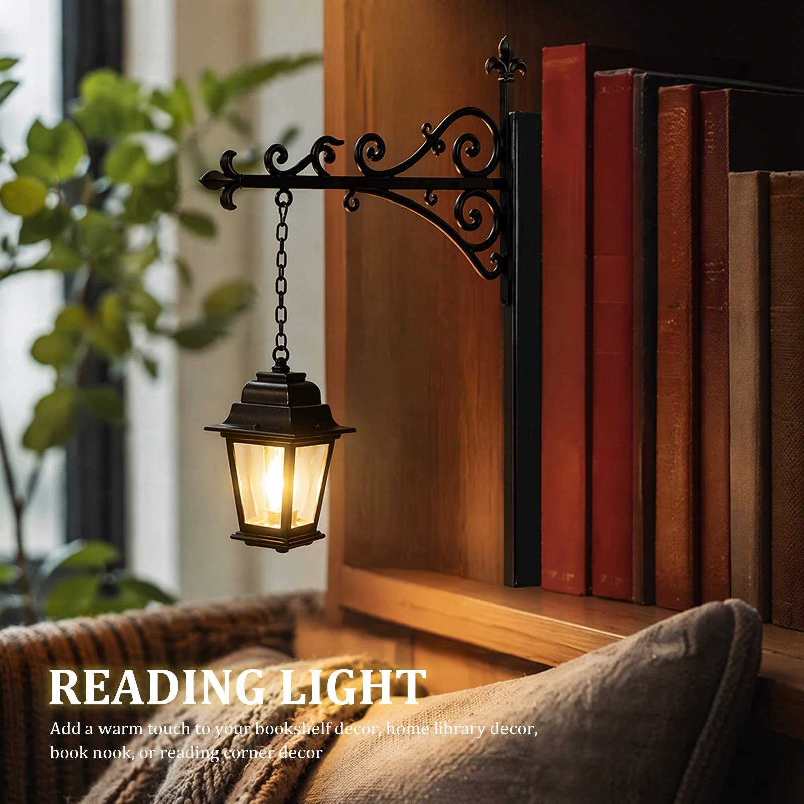 Bookshelf Lamp Library Lantern - огляд і ціна Home Decor Light