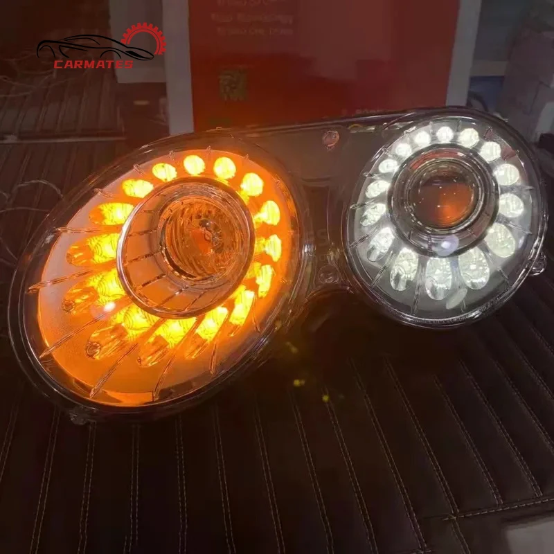 CARMATES – ensemble de phares avant LED DRL, clignotant, pour Bentley Flying Spur Continental GT 2006 – 2012